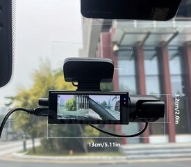 Автомобильная видеокамера Dash D50, 1080P, ночное HD-видение цена и информация | Видеорегистраторы | kaup24.ee