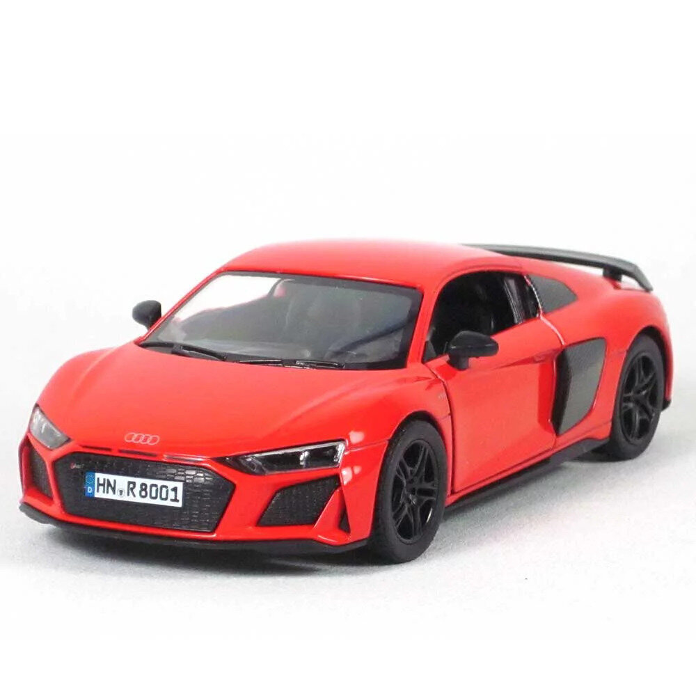 Mänguauto KinSmart, 2020 Audi R8 Coupé, punane цена и информация | Poiste mänguasjad | kaup24.ee