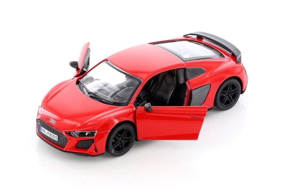 Mänguauto KinSmart, 2020 Audi R8 Coupé, punane цена и информация | Poiste mänguasjad | kaup24.ee