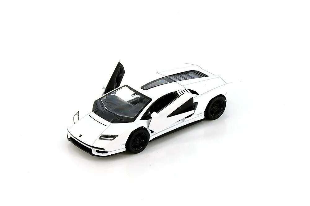 Mänguauto KinSmart, Lamborghini Countach LPI 800-4, valge цена и информация | Poiste mänguasjad | kaup24.ee