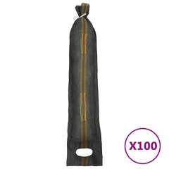 vidaXL liivakotid 100 tk, tumeroheline, 103 x 25 cm, HDPE hind ja info | Liivakastid, liiv ja mänguasjad | kaup24.ee