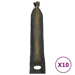 vidaXL liivakotid 10 tk, tumeroheline, 103 x 25 cm, HDPE hind ja info | Liivakastid, liiv ja mänguasjad | kaup24.ee