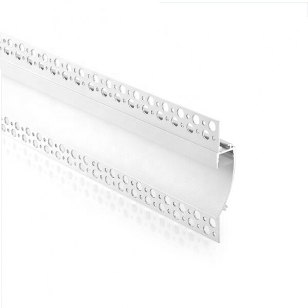 Sisseehitatud / süvistatav anodeeritud alumiiniumprofiil mattklaasiga LED-riba jaoks kipsplaadile, plaatidele. Profiil baguette. Profiilpõrandaliist., 3m x 98mm x 18,8mm hind ja info | LED ribad | kaup24.ee