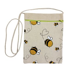 Linasest üleõlakott naistele “Mesilased” (11320) hind ja info | Naiste käekotid | kaup24.ee