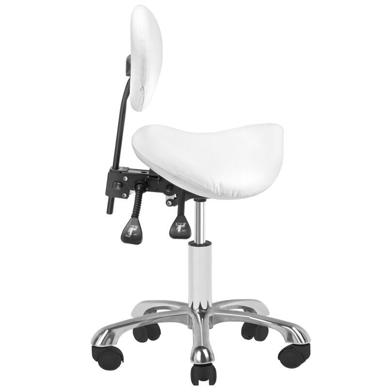 Ilutöötaja tool 1025 valge hind ja info | Ilusalongi mööbel | kaup24.ee