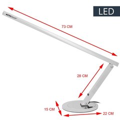 Õhuke LED laualamp alumiiniumist цена и информация | Настольные лампы | kaup24.ee