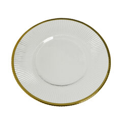 Тарелка FORTE D20,5см, стекло цена и информация | Посуда, тарелки, обеденные сервизы | kaup24.ee