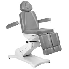"Azzurro 869AS" электрическое педикюрное вращающееся косметическое кресло с 5 моторами, серое цена и информация | Мебель для салонов красоты | kaup24.ee