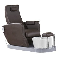 Педикюрное спа-кресло Azzurro 016B коричневого цвета цена и информация | Мебель для салонов красоты | kaup24.ee