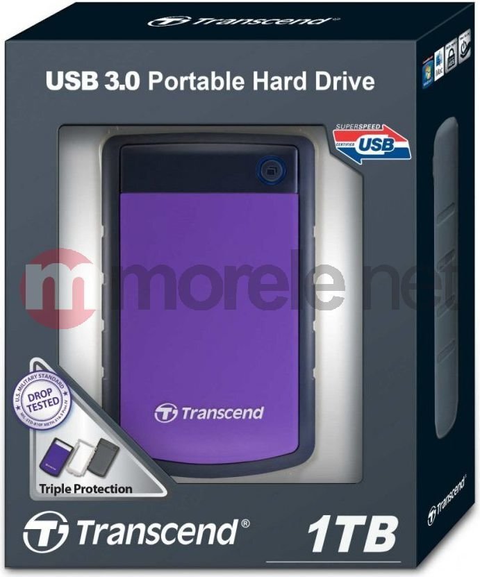 Transcend TS1TSJ25H3P цена и информация | Välised kõvakettad (SSD, HDD) | kaup24.ee