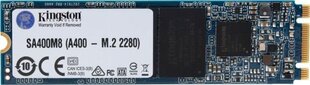 SSD M.2 240GB Kingston 2280 A400 hind ja info | Sisemised kõvakettad (HDD, SSD, Hybrid) | kaup24.ee