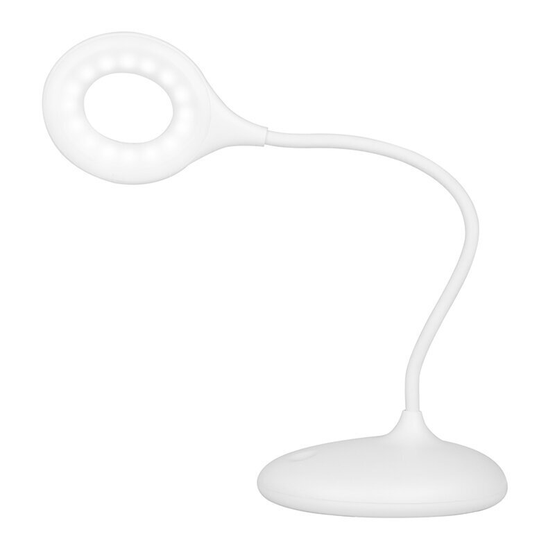 Rõngas LED laualamp valge hind ja info | Laualambid | kaup24.ee