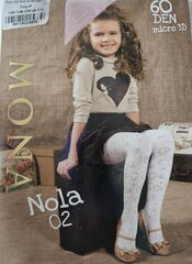 Колготки для девочек с 3D рисунком Mona Nola 02, 60 den, Tulip цена и информация | Носки, колготки для девочек | kaup24.ee