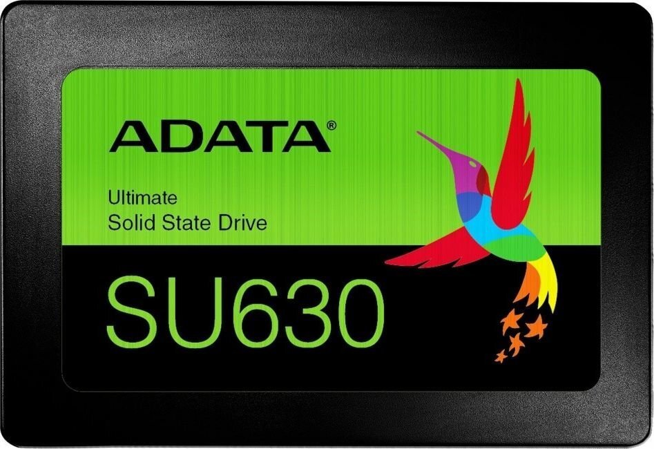 ADATA 480ГБ 2,5" SATA SSD Ultimate SU630 цена и информация | Sisemised kõvakettad (HDD, SSD, Hybrid) | kaup24.ee