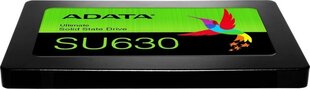 ADATA 480ГБ 2,5" SATA SSD Ultimate SU630 hind ja info | Sisemised kõvakettad (HDD, SSD, Hybrid) | kaup24.ee