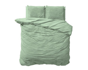 Voodipesukomplekt Sleeptime Teddy 240 x 220 cm, 3 osa, roheline цена и информация | Постельное белье | kaup24.ee
