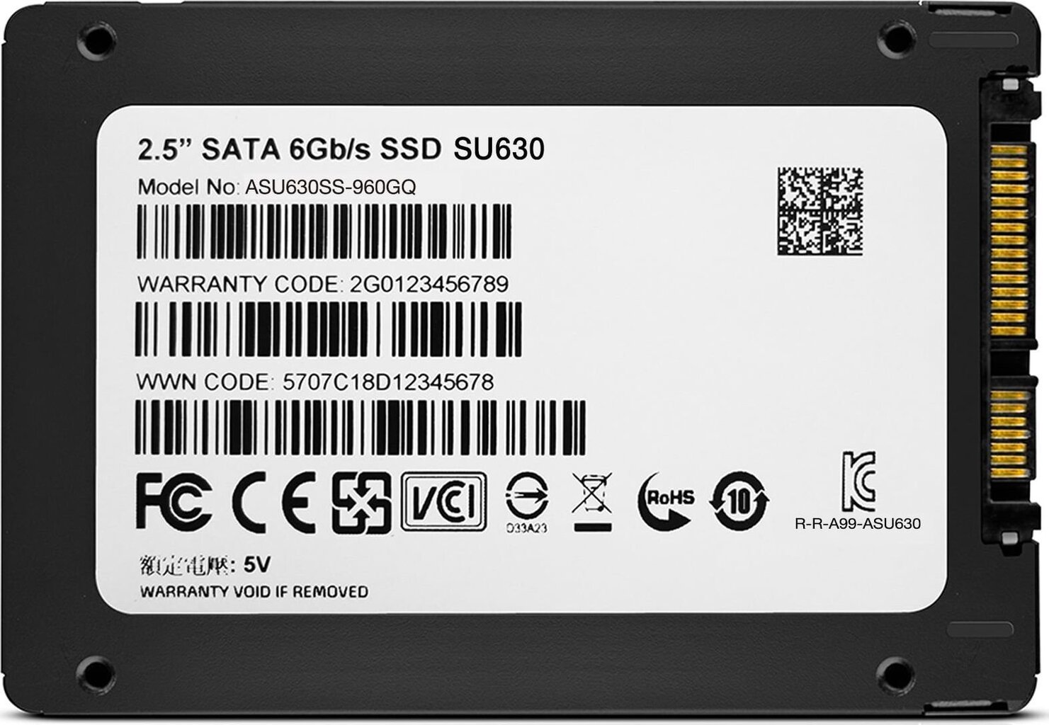 ADATA 240GB 2,5" SATA SSD Ultimate SU630 цена и информация | Sisemised kõvakettad (HDD, SSD, Hybrid) | kaup24.ee