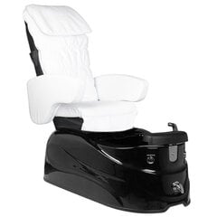 Черно-белое SPA-педикюрное кресло AS-122 с функцией массажа и насосом цена и информация | Мебель для салонов красоты | kaup24.ee