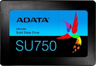 ADATA 256GB 2,5" SATA SSD Ultimate SU750 hind ja info | Sisemised kõvakettad (HDD, SSD, Hybrid) | kaup24.ee