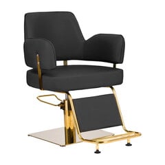 Профессиональное парикмахерское кресло GABBIANO LINZ, чёрно-золотого цвета цена и информация | Мебель для салонов красоты | kaup24.ee