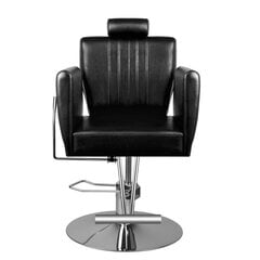 Профессиональное парикмахерское кресло для барбершопа HAIR SYSTEM 0-179 , черного цвета цена и информация | Мебель для салонов красоты | kaup24.ee