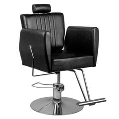 Профессиональное парикмахерское кресло для барбершопа HAIR SYSTEM 0-179 , черного цвета цена и информация | Мебель для салонов красоты | kaup24.ee