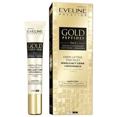 Silmakreem Eveline Cosmetics Gold Peptides pinguldav 20 ml цена и информация | Сыворотки, кремы для век | kaup24.ee