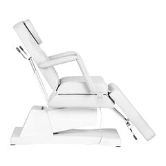 Профессиональная электрическая косметологическая стул SOFT (1 двигатель), белого цвета цена и информация | Мебель для салонов красоты | kaup24.ee