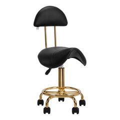 косметическое кресло - 6001-g, золото и черный цена и информация | Мебель для салонов красоты | kaup24.ee