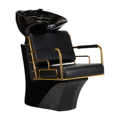 Gabbiano prato juuksuripesualus, kuldne must hind ja info | Ilusalongi mööbel | kaup24.ee