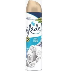 Освежитель воздуха GLADE Pure Clean Linen, спрей, 300мл цена и информация | Освежители воздуха | kaup24.ee