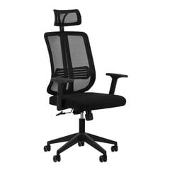 Офисный стул QS-16A, черного цвета цена и информация | Мебель для салонов красоты | kaup24.ee