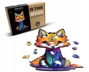 Puidust pusle Fox Wood You Do, 140tk цена и информация | Пазлы | kaup24.ee