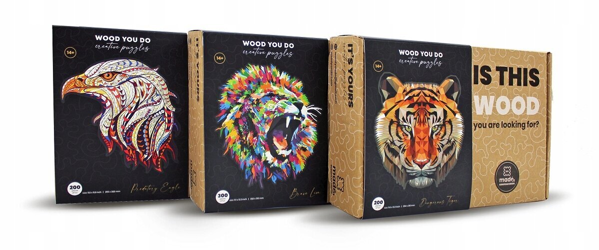Puidust pusle Mandala Wood You Do, 450 tk hind ja info | Pusled | kaup24.ee