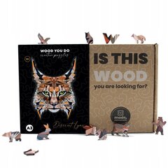 Puidust pusle Lynx Wood You Do, 100tk hind ja info | Pusled | kaup24.ee