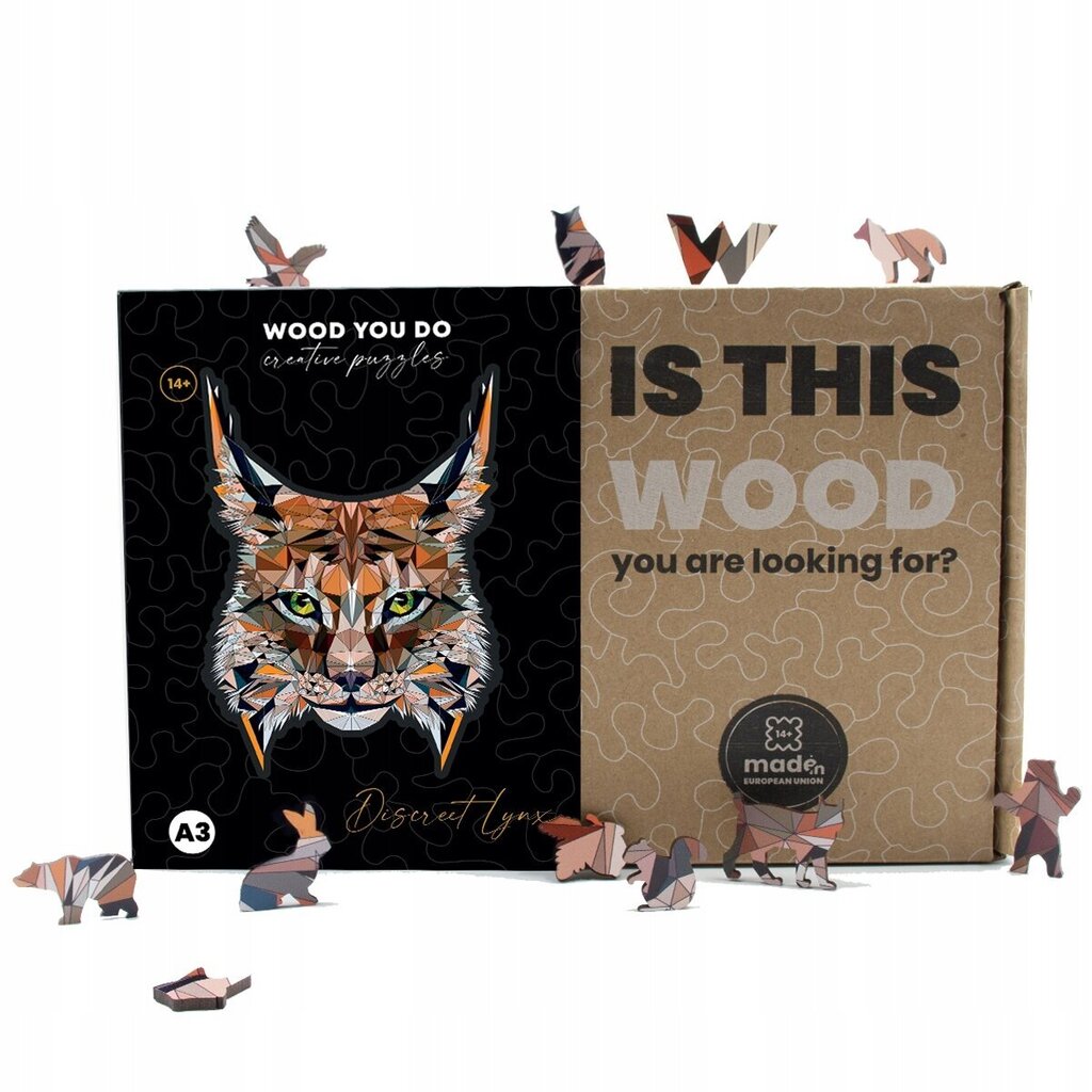 Puidust pusle Lynx Wood You Do, 140tk цена и информация | Pusled | kaup24.ee