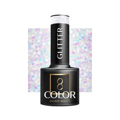 Ocho nails glitter glossy hybrid küünelakk, g01 -5 g hind ja info | Küünelakid, küünetugevdajad | kaup24.ee