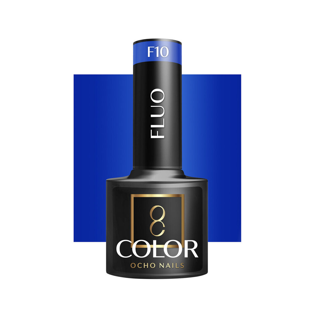 Ocho nails fluo hübriidlakk f10 -5 g цена и информация | Küünelakid, küünetugevdajad | kaup24.ee