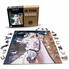 Деревянный пазл Белая лошадь | White Horse | 450 деталей | XXL цена и информация | Пазлы | kaup24.ee
