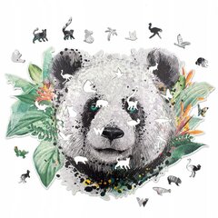 Puidust pusle Fluffy Panda Wood You Do, 550tk цена и информация | Пазлы | kaup24.ee