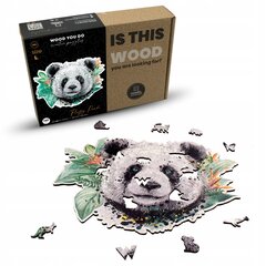 Puidust pusle Panda Wood You Do, 140 tk цена и информация | Пазлы | kaup24.ee