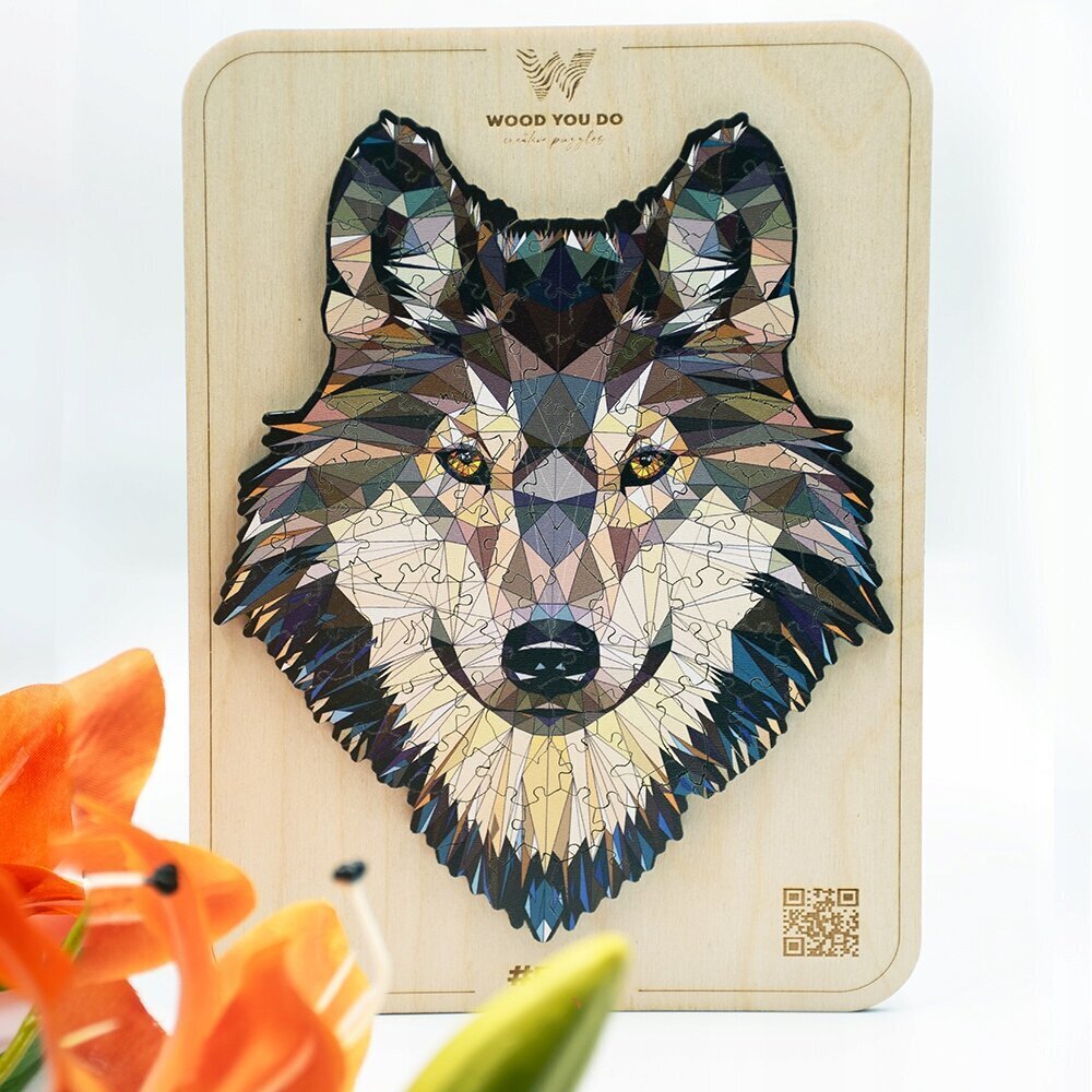 Puidust pusle Wolf Wood You Do, 100tk цена и информация | Pusled | kaup24.ee