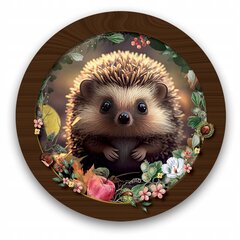 Puidust pusle Hedgehog Wood You Do, 40tk цена и информация | Пазлы | kaup24.ee