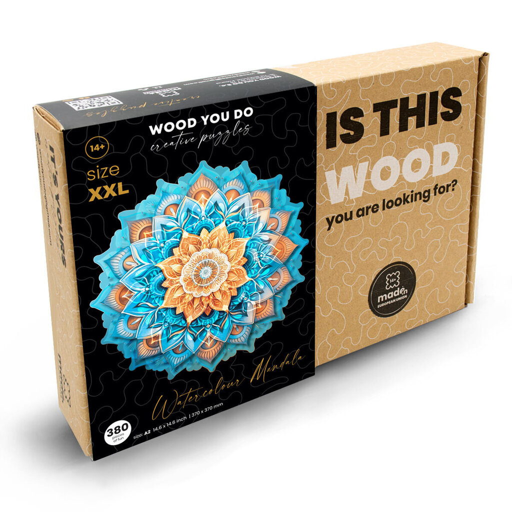 Puidust pusle Mandala Wood You Do, 380 tk hind ja info | Pusled | kaup24.ee