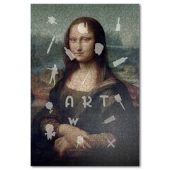 Puidust pusle Leonardo Da Vinci Mona Lisa Wood You Do, 700tk цена и информация | Пазлы | kaup24.ee
