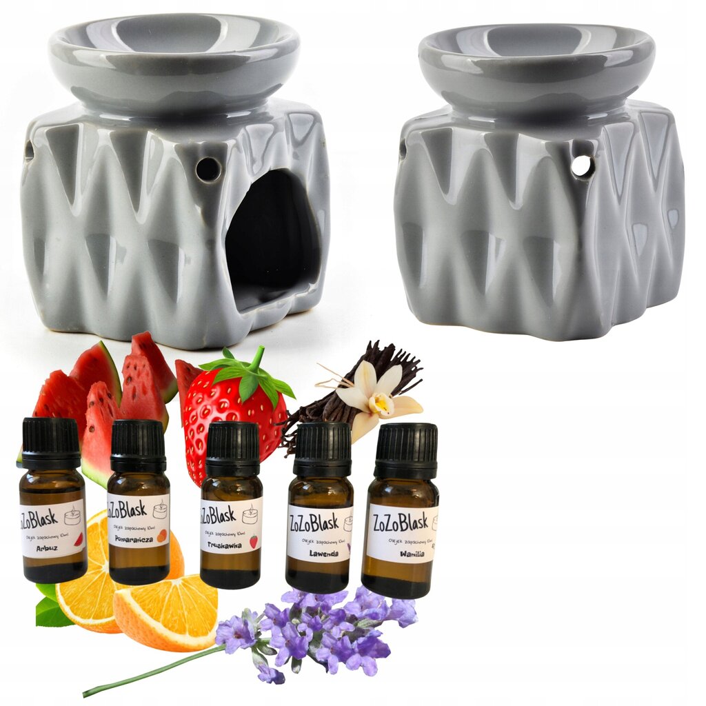 Aroomipõleti + 5 lõhnaõli komplekt hind ja info | Küünlad, küünlajalad | kaup24.ee