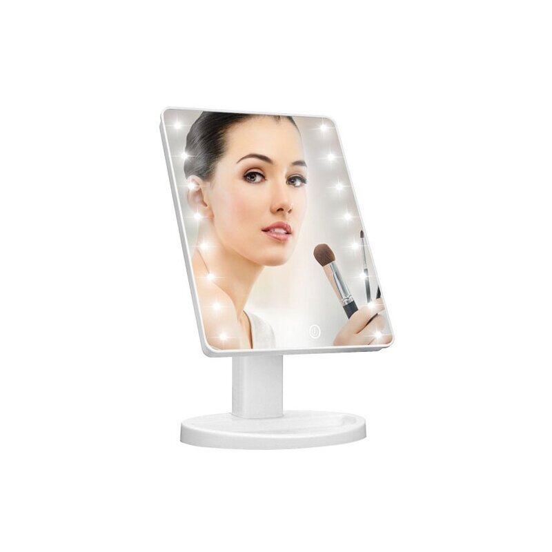 Sisseehitatud peegel LED valgustusega, must hind ja info | Meigikotid, lauapeeglid | kaup24.ee