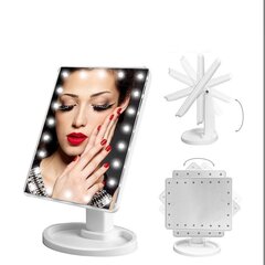 Sisseehitatud peegel LED valgustusega, roosa hind ja info | Meigikotid, lauapeeglid | kaup24.ee