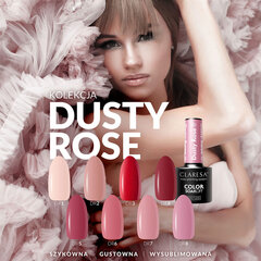 claresa гибридный лак dusty rose 5 -5г цена и информация | Лаки для ногтей, укрепители для ногтей | kaup24.ee
