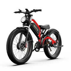 Elektrijalgratas Duotts ​​​​N26, 26", must/punane, 750W, 20Ah hind ja info | Elektrirattad | kaup24.ee